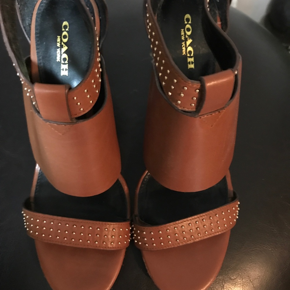 Tastefully studded Coach shoes